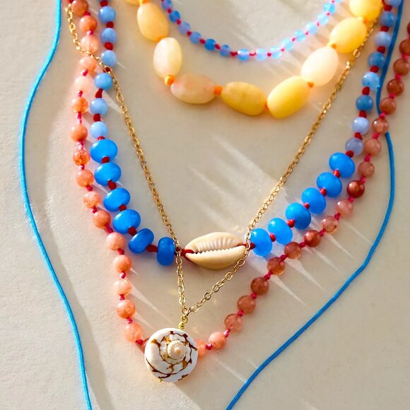 Hailee Semiprecious Beaded Necklace - Picture 3 of 4